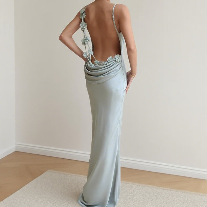 Damen Elegantes und figurbetontes Abendkleid mit schmalen Trägern Echo Archiv