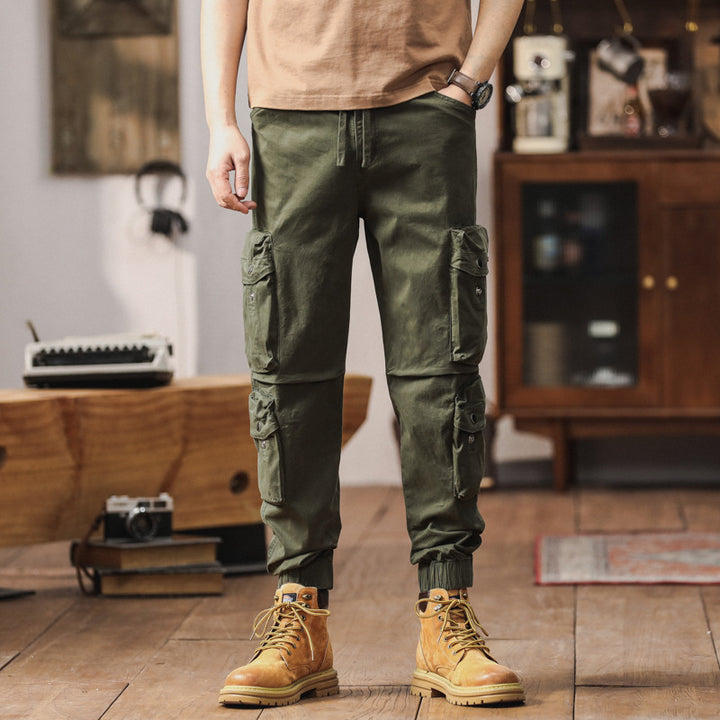 Herren Multifunktions-Cargo-Jogger mit abnehmbaren Kniepanelen, Utility-Taschen und elastischem Saum Echo Archiv