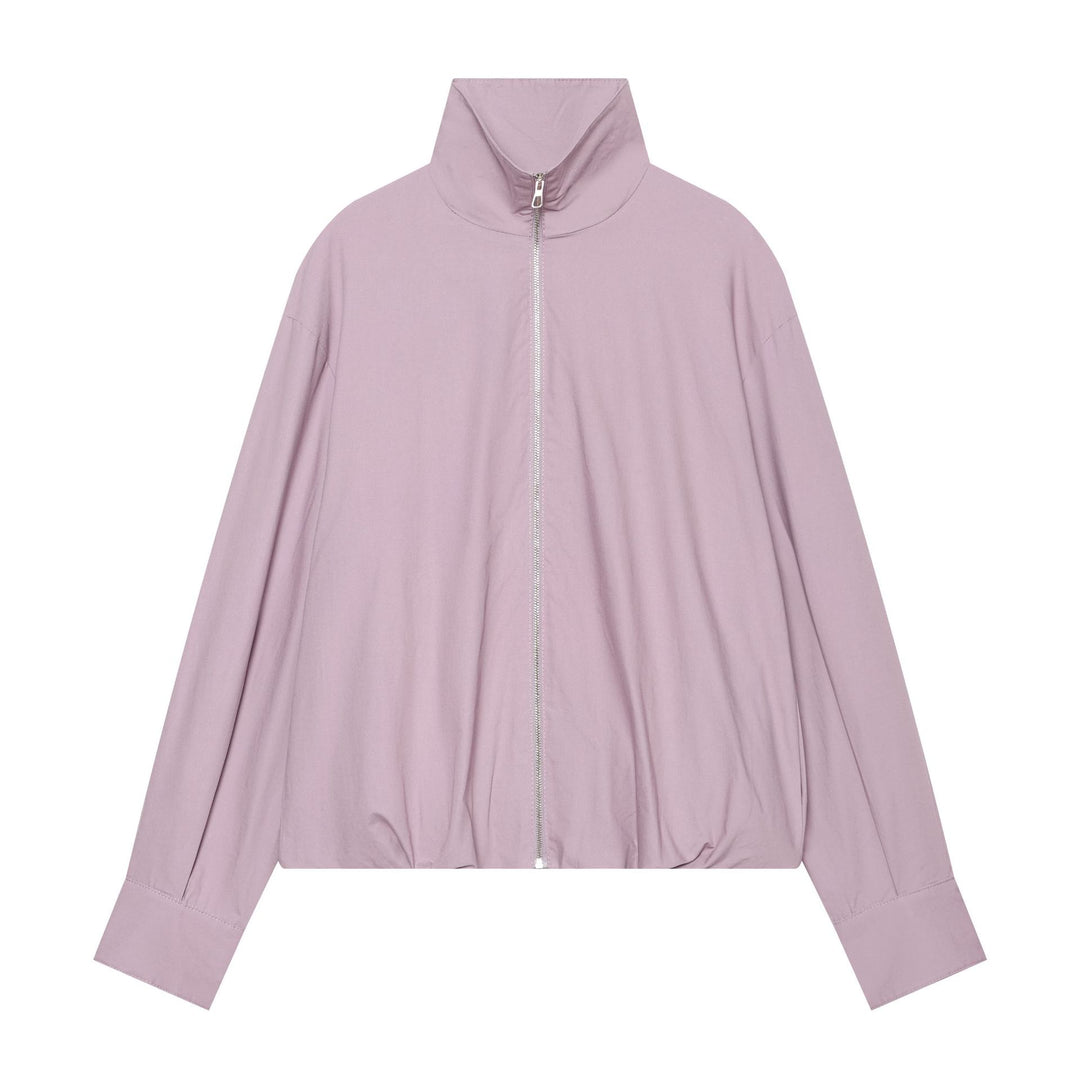 Damen Leichte wattierte Windjacke mit Stehkragen und Polka‑Dot‑Print Echo Archiv