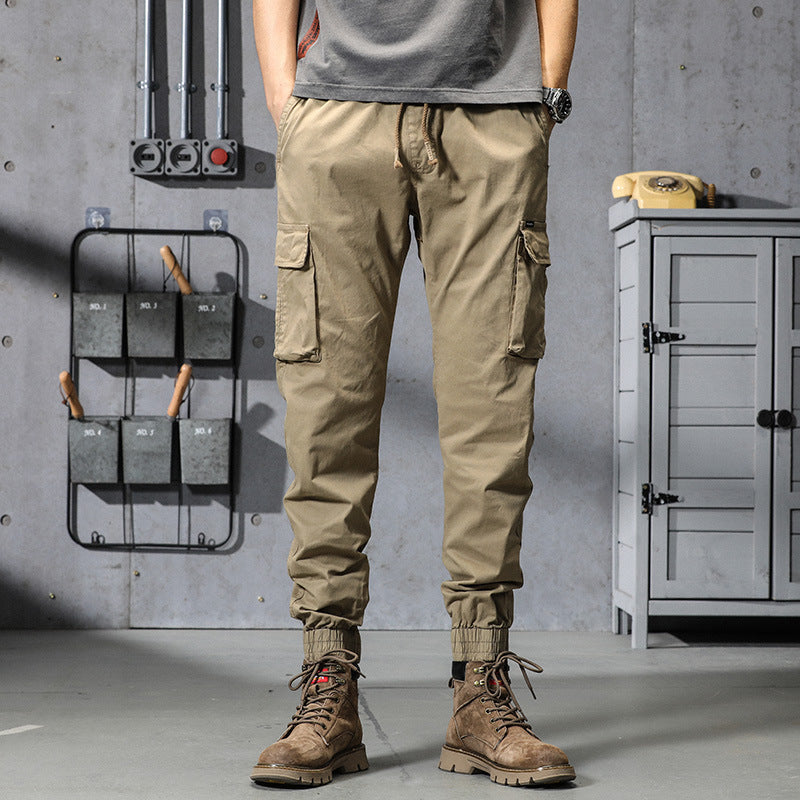 Herren Funktionale Cargo-Joggerhose mit elastischem Komfortbund, großzügigen Klapp-Utility-Taschen und gerippten Knöcheln Echo Archiv