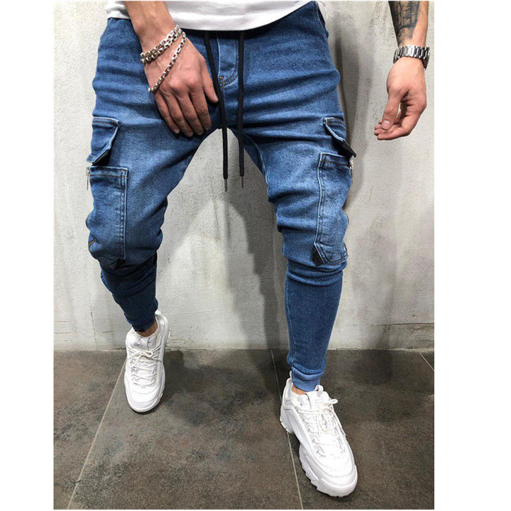 Herren Cargo-Jogginghose mit modischem Slim-Fit Schnitt und praktischen Taschen Echoarchiv