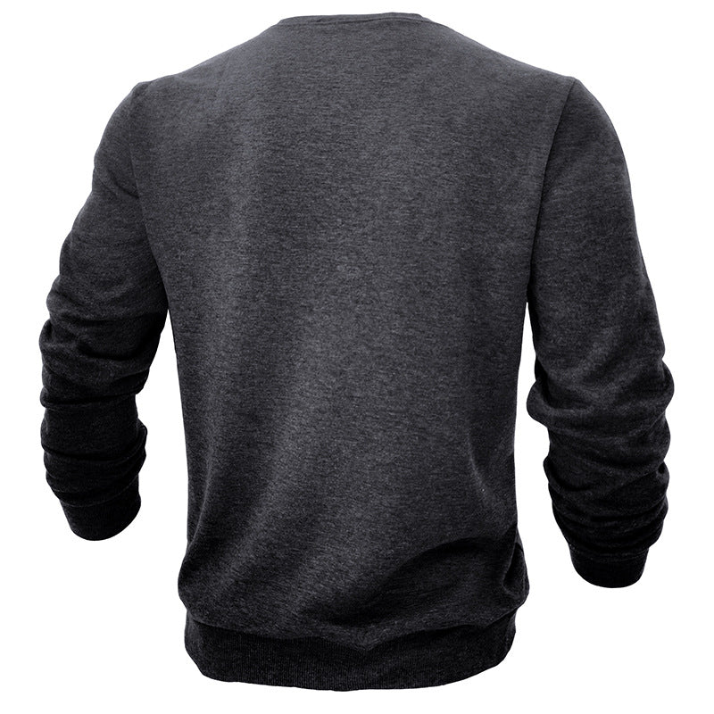 Herren Bequemer Rundhals Sweatshirt Echoarchiv