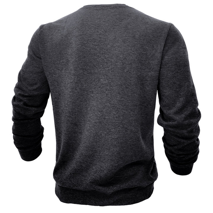 Herren Bequemer Rundhals Sweatshirt Echoarchiv
