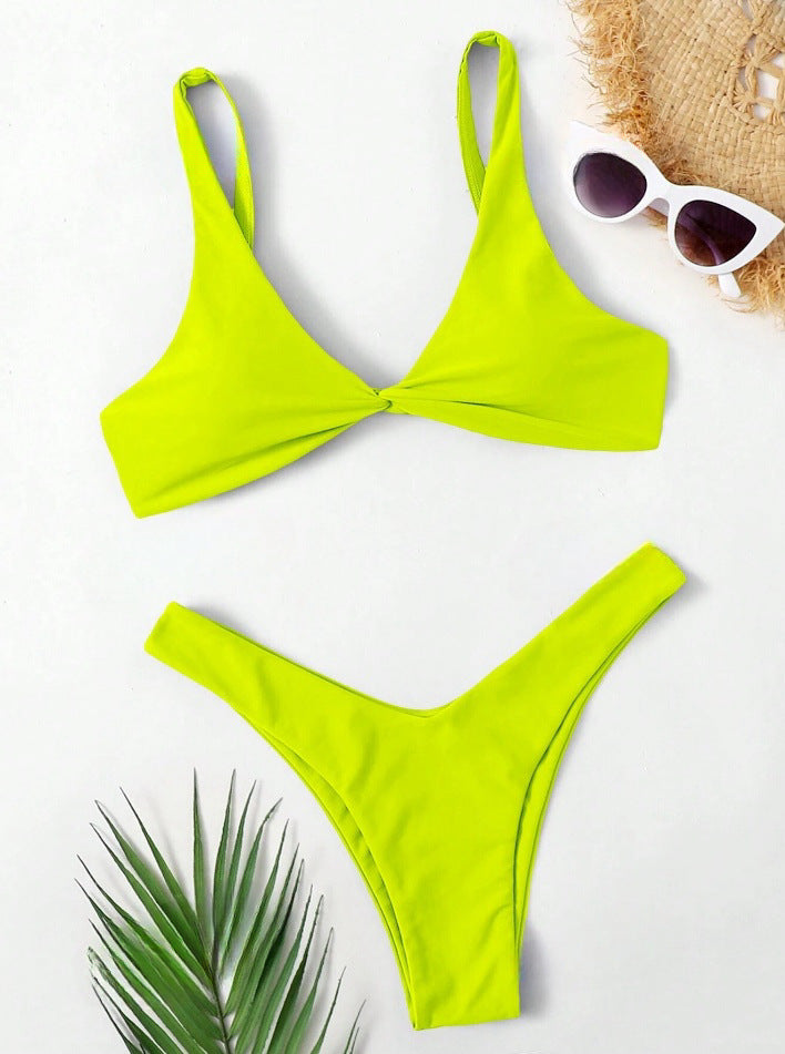 Damen Bikini-Set mit stilvoller Knotendetails Echo Archiv