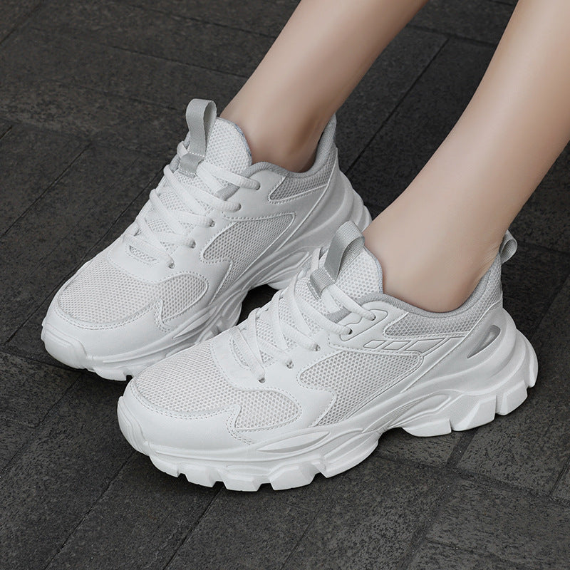 Unisex nan voluminöse Plateau-Sneaker mit atmungsaktivem Mesh, stoßdämpfender Zwischensohle und rutschfester Profilsohle Echo Archiv