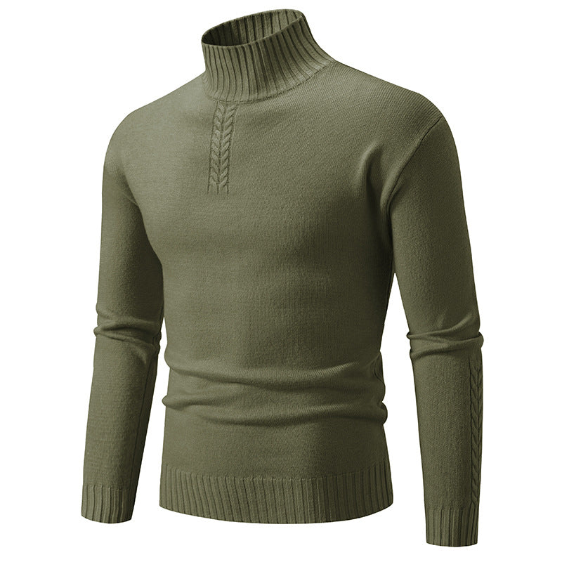 Herren Rollkragenpullover aus grobem Strick Echoarchiv