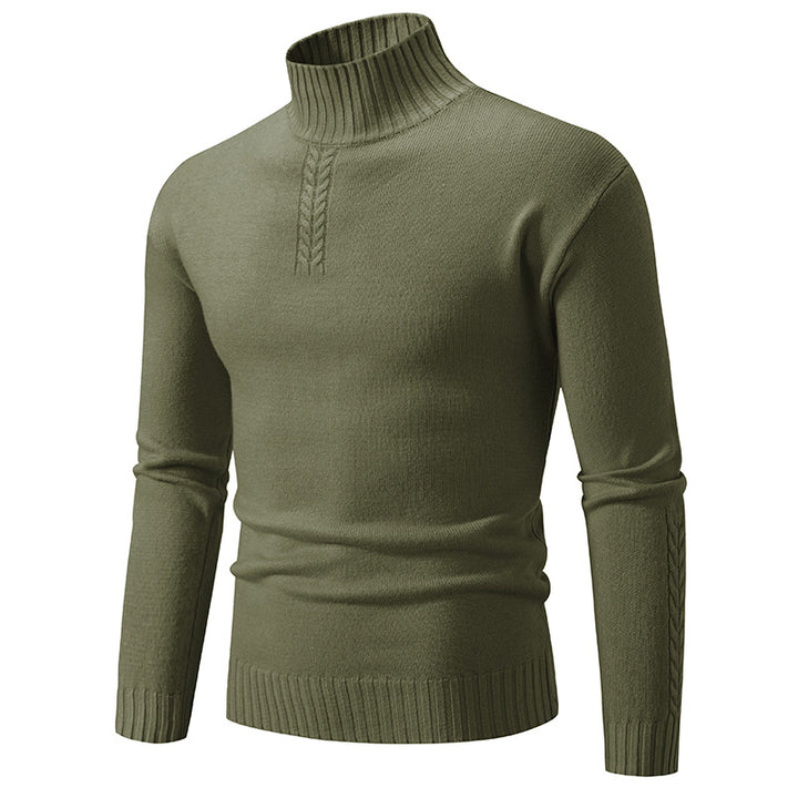 Herren Rollkragenpullover aus grobem Strick Echoarchiv