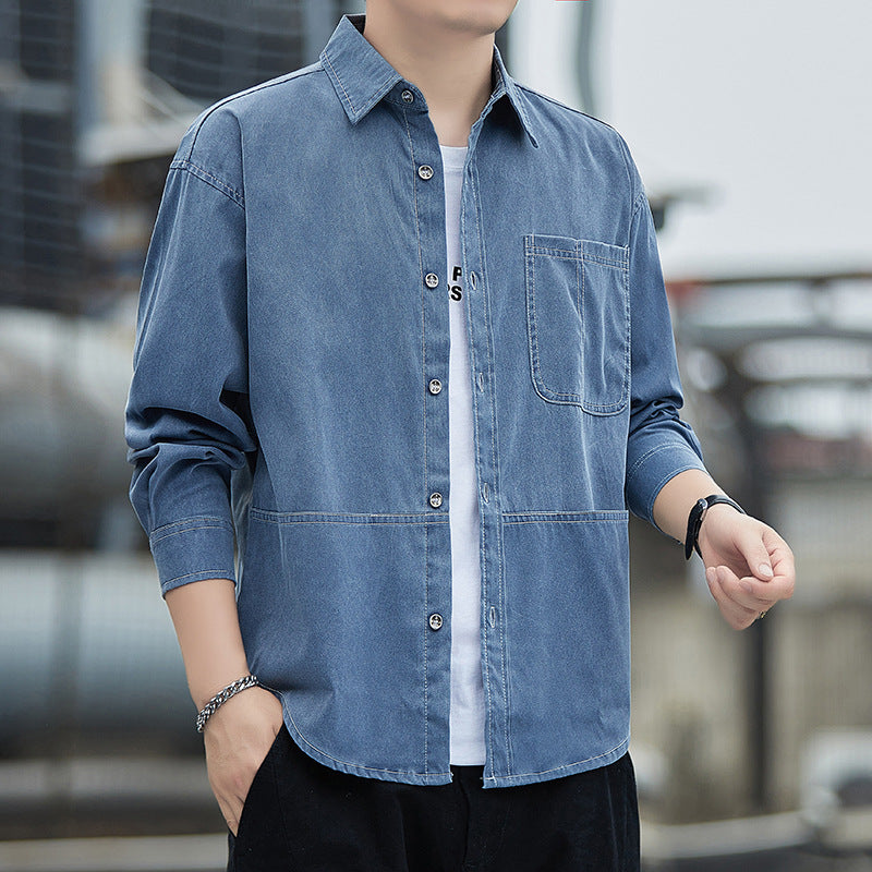 Herren Denim Overshirt Echoarchiv