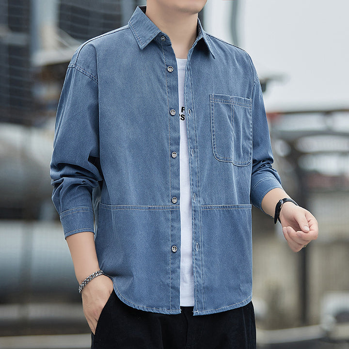 Herren Denim Overshirt Echoarchiv