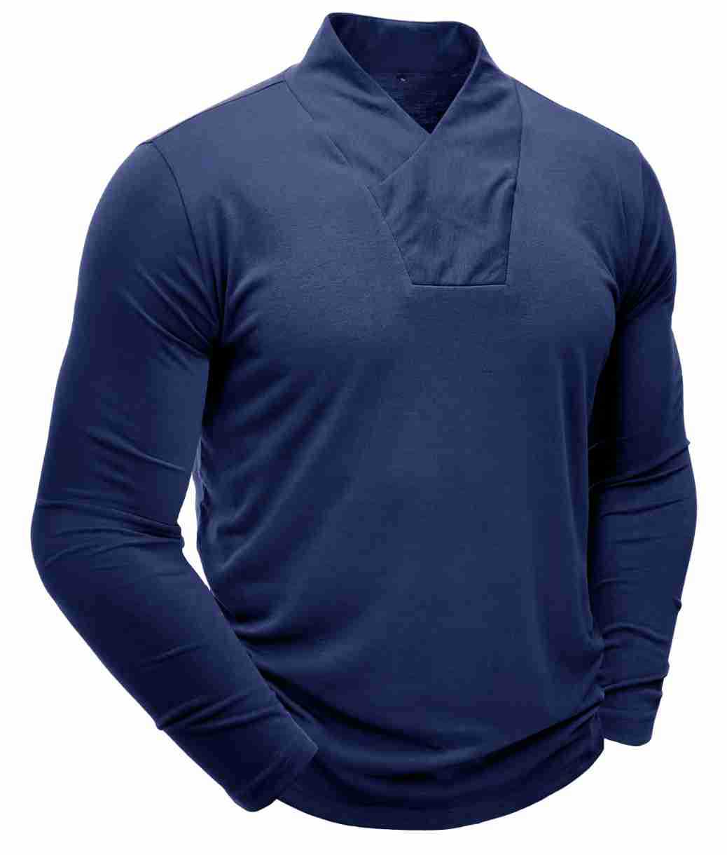 Herren Longsleeve mit V-Ausschnitt Echoarchiv