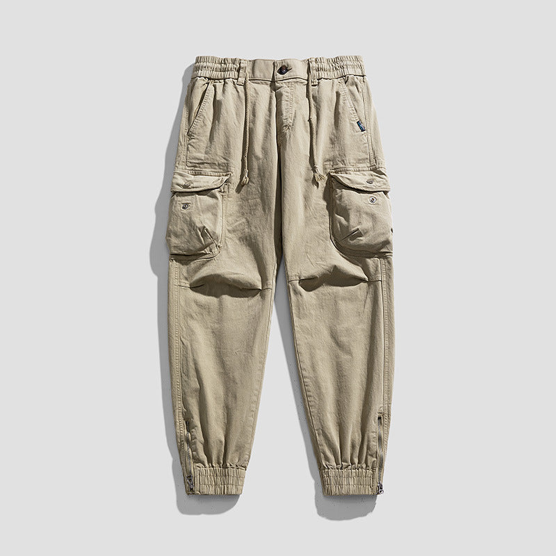 Herren Militärisch inspirierte Cargo-Joggerhose mit Tunnelzugbund und Klapp-Utility‑Taschen Echo Archiv