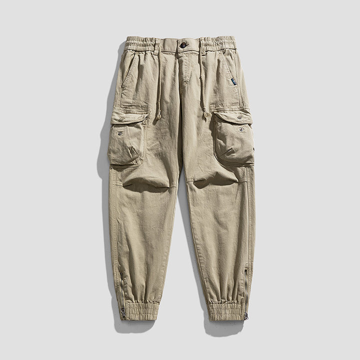 Herren Militärisch inspirierte Cargo-Joggerhose mit Tunnelzugbund und Klapp-Utility‑Taschen Echo Archiv