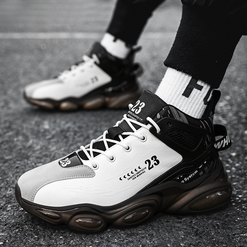 Herren Gefütterte Chunky-Sneaker mit sichtbarer Luftkissen-Zwischensohle und Teddyfutter Echoarchiv