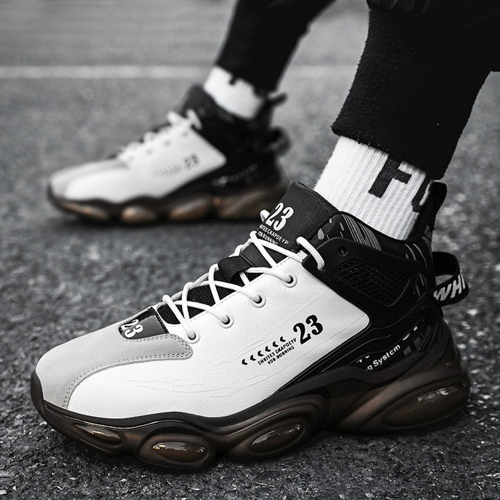 Herren Gefütterte Chunky-Sneaker mit sichtbarer Luftkissen-Zwischensohle und Teddyfutter Echoarchiv