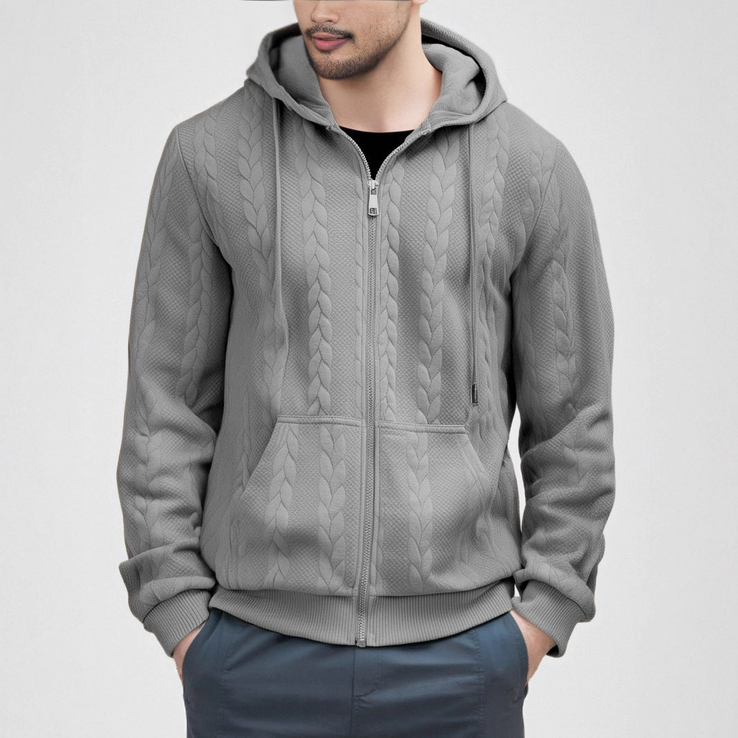 Herren Strickjacke mit Kapuze Echoarchiv