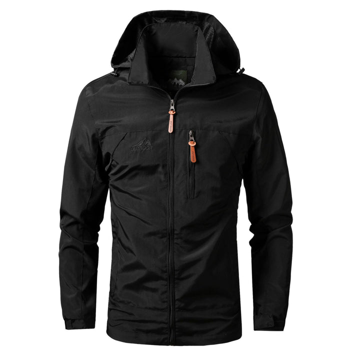 Herren leichte Outdoor-Fieldjacke mit Kapuze, atmungsaktivem Futter und Multifunktions‑Taschen Echoarchiv