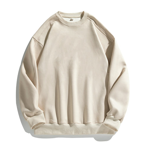 Unisex Puristisches Oversize-Rundhals-Sweatshirt mit Drop-Shoulder und gebürstetem Innenfutter Echo Archiv