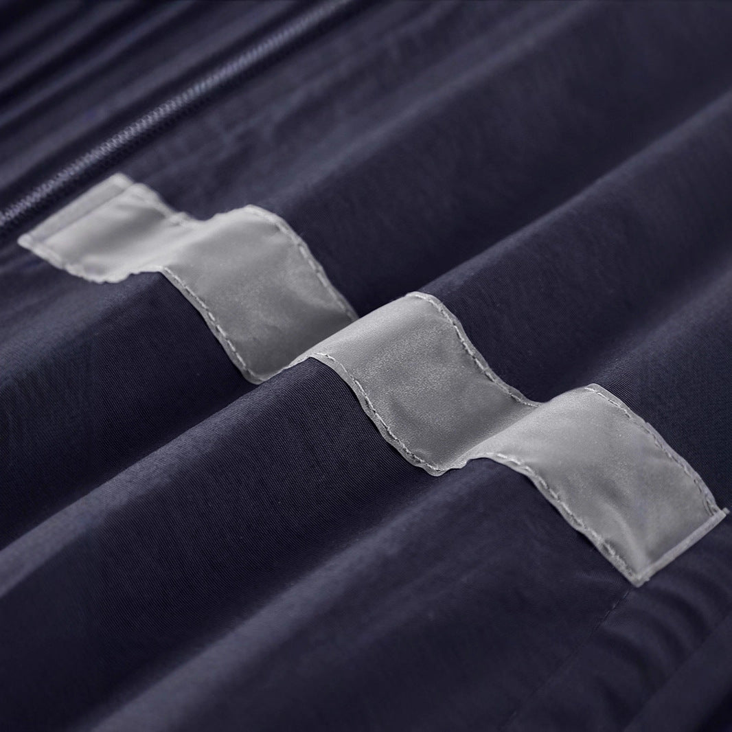 Herren Wind- und wasserabweisende reflektierende Arbeitsweste mit Mesh-Innenfutter und Reißverschlusstaschen – Marzano