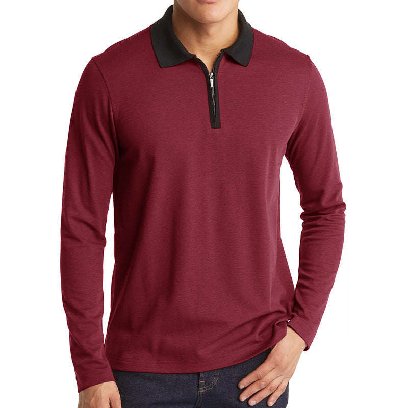 Herren Langarm Polo-Shirt Echoarchiv