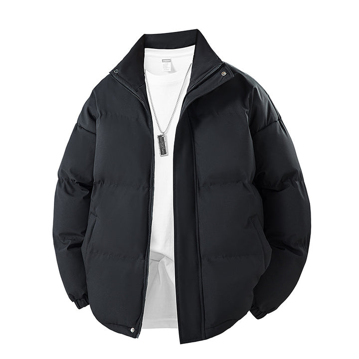 Herren gesteppte Winterjacke mit hohem Stehkragen, Daunenoptik und Relaxed‑Fit Echo Archiv