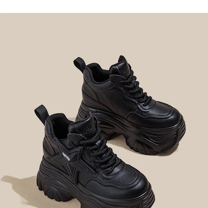 Damen Chunky Sneaker mit modischem Sternen-Design und extragroßer Sohle Echo Archiv