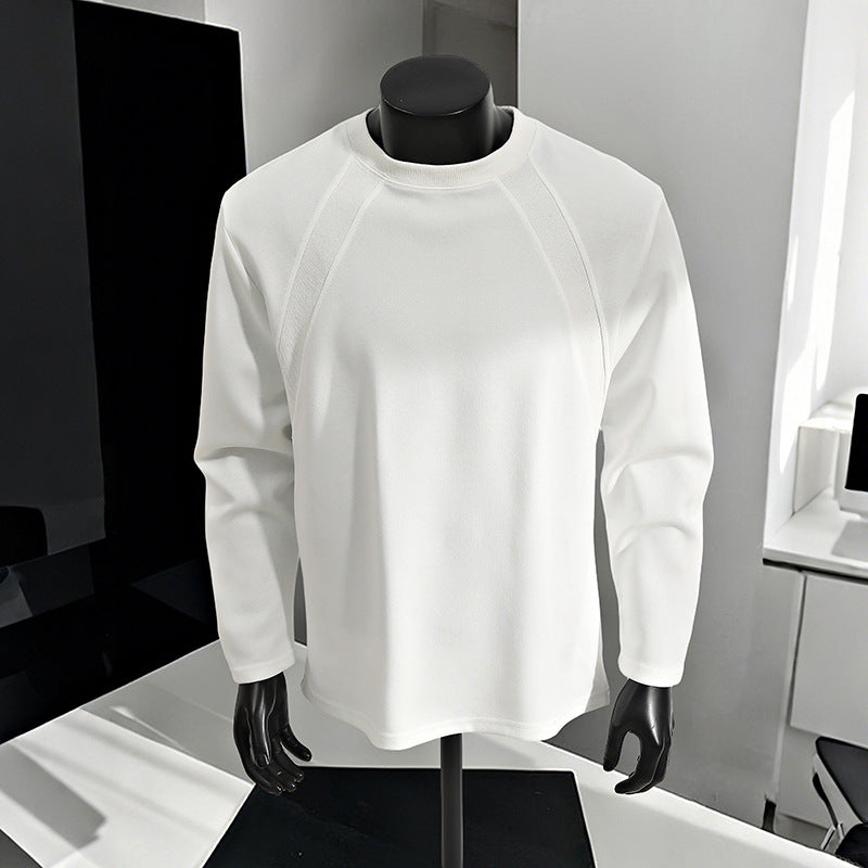 Herren Lässiges Raglan-Sweatshirt mit Rundhals, leichter Struktur und relaxed Fit Echo Archiv