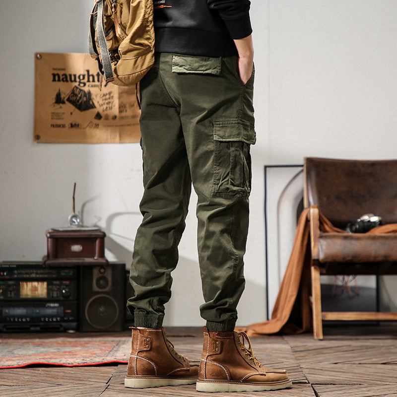Herren Technische Cargo-Jogginghose mit verstärkten Kniepartien, Multifachtaschen & elastischem Beinabschluss Echoarchiv