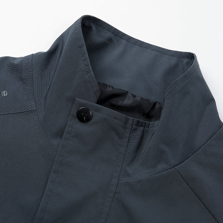 Herren winddichte Übergangsjacke mit praktischem Kapuzen-Design Echoarchiv