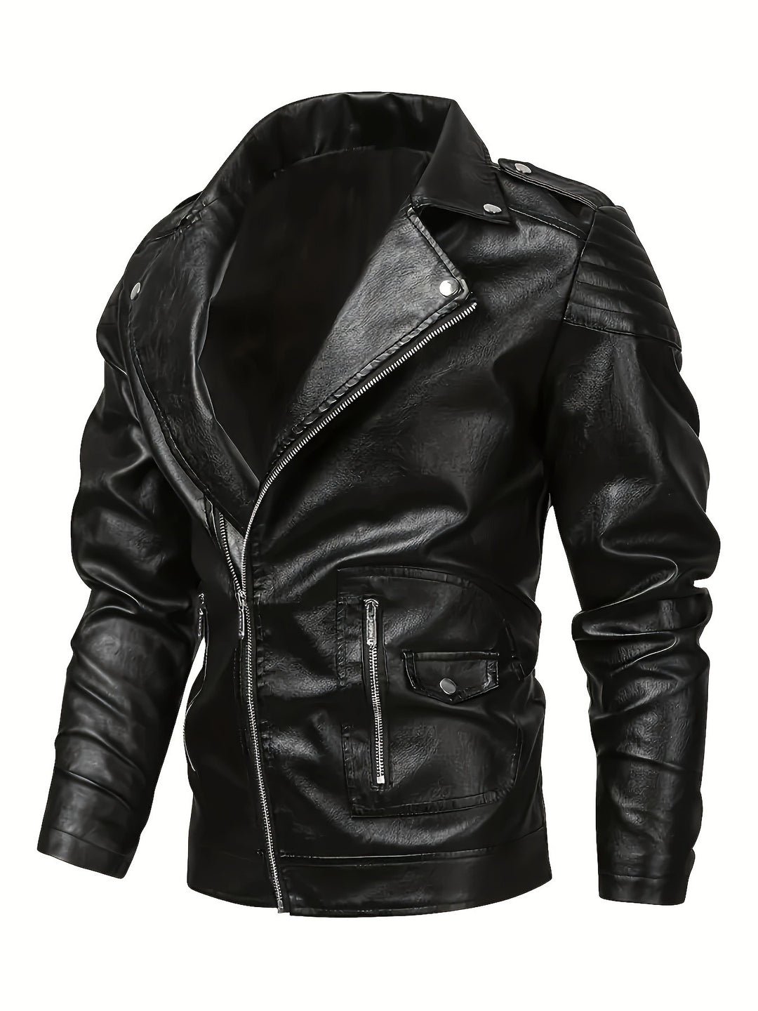 Herren Biker-Lederjacke – Valtoré