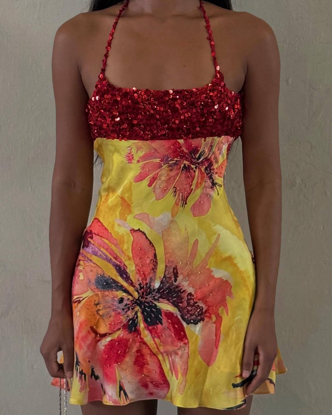 Damen Cocktailkleid mit Pailletten Echo Archiv
