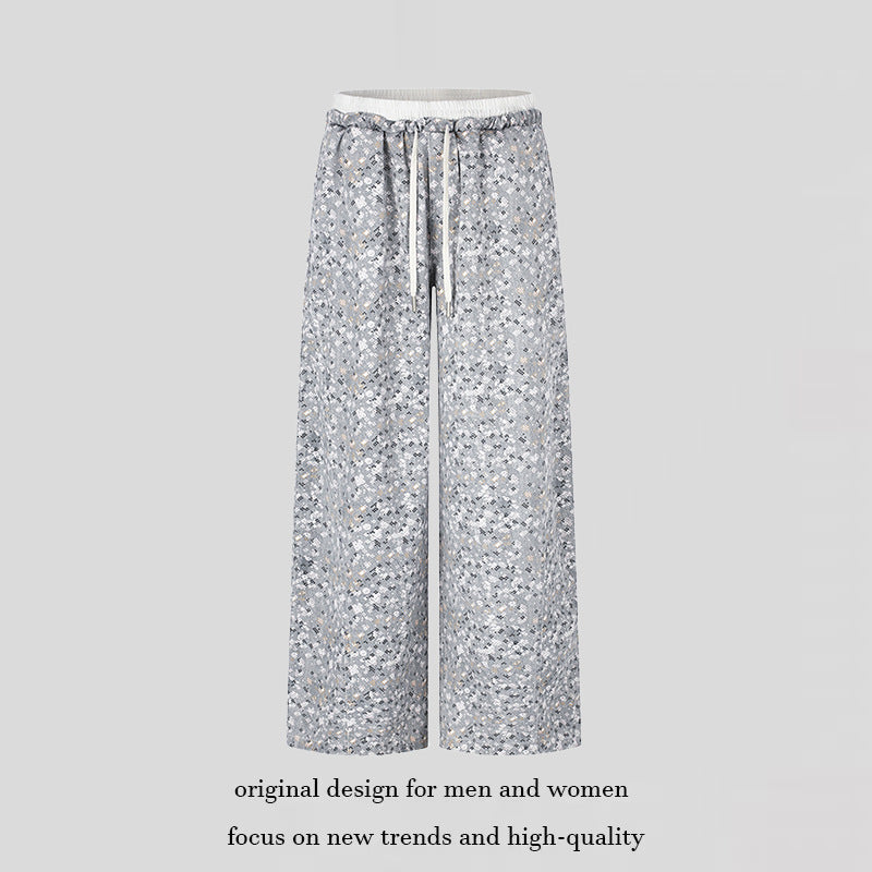 Damen Palazzo‑Glitzerhose mit elastischem Bund und Kordelzug Echoarchiv
