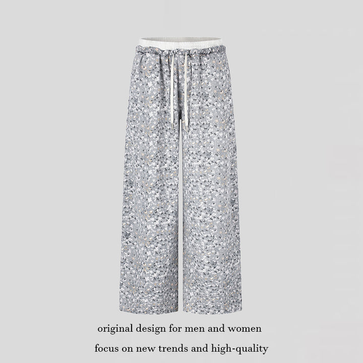Damen Palazzo‑Glitzerhose mit elastischem Bund und Kordelzug Echoarchiv