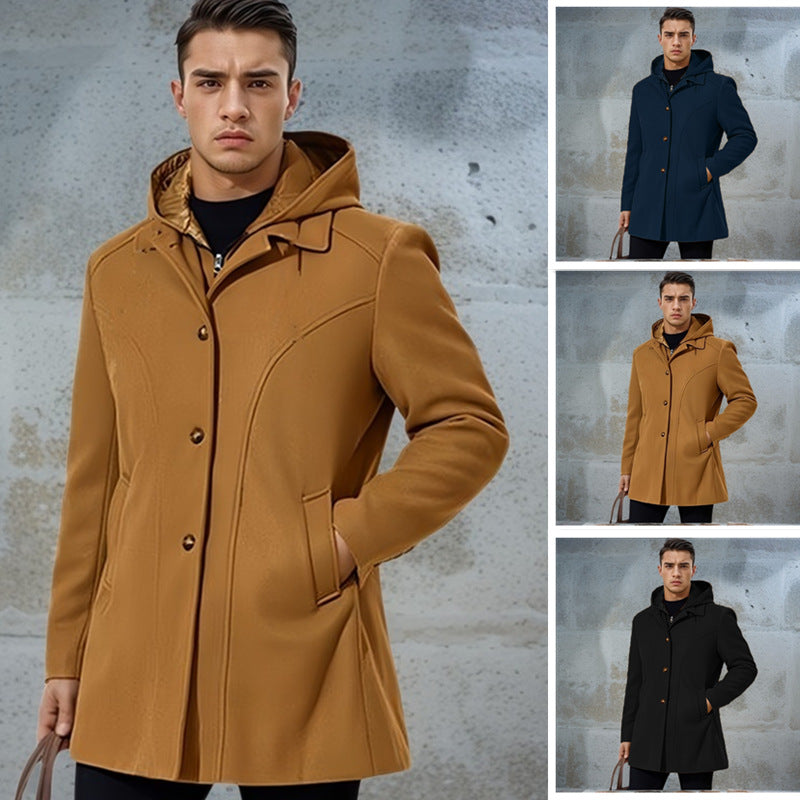 Herren modischer Parka mit praktischer Kapuze Echoarchiv