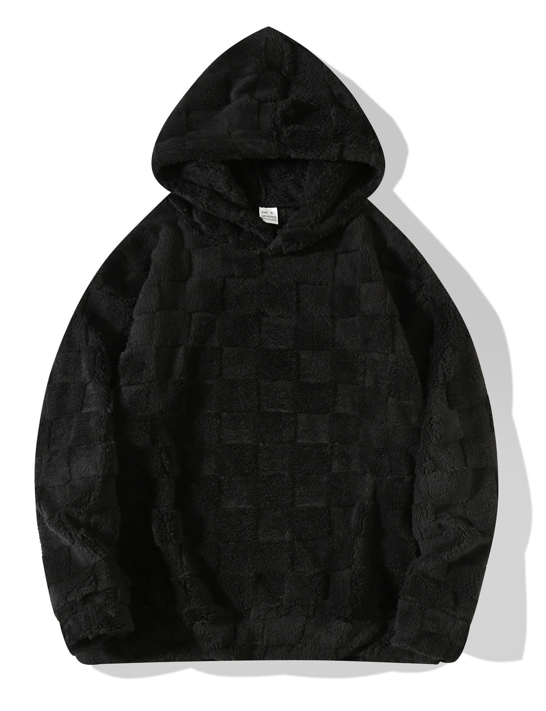 Herren Kapuzenpullover aus weichem Mikrofleece mit strukturiertem Design – Cavarno