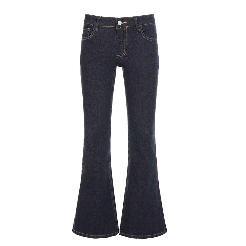 Damen Flared-Jeans mit stark ausgestelltem Schlag und figurbetonter Hüftpassform Echo Archiv