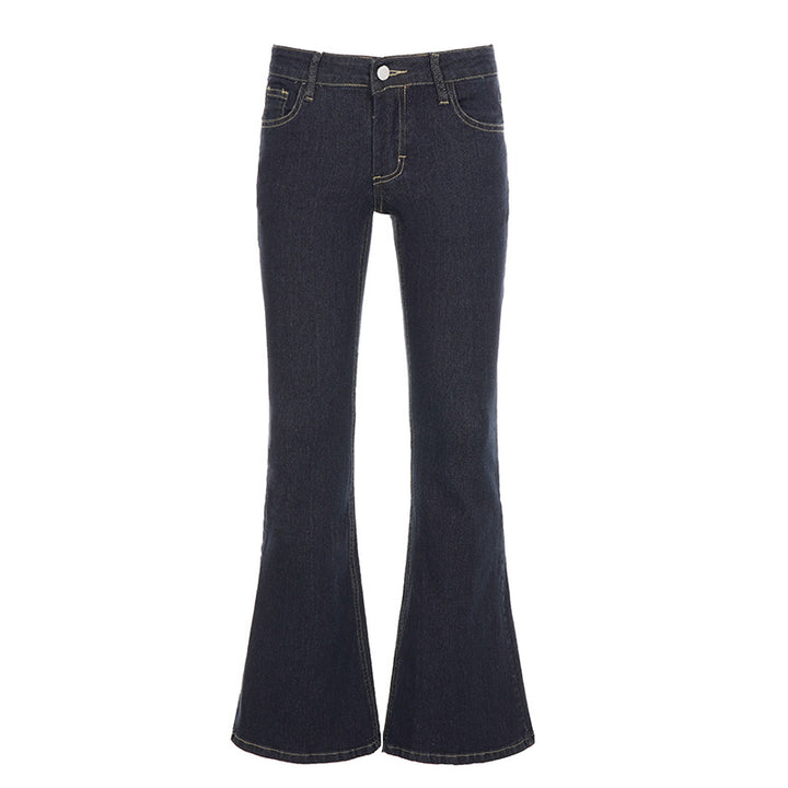 Damen Flared-Jeans mit stark ausgestelltem Schlag und figurbetonter Hüftpassform Echo Archiv