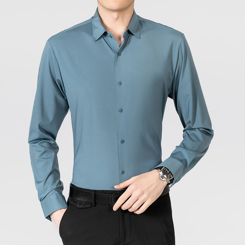 Herren Elegantes und Bequemes Langarmhemd Echoarchiv