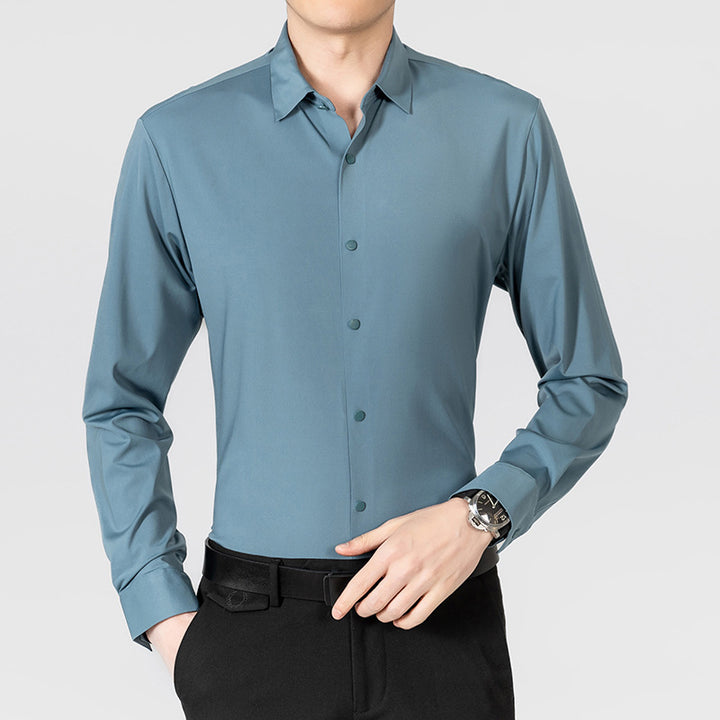 Herren Elegantes und Bequemes Langarmhemd Echoarchiv