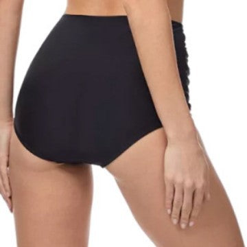 Damen Hochtaillierte Badeshorts mit Raffung Echo Archiv