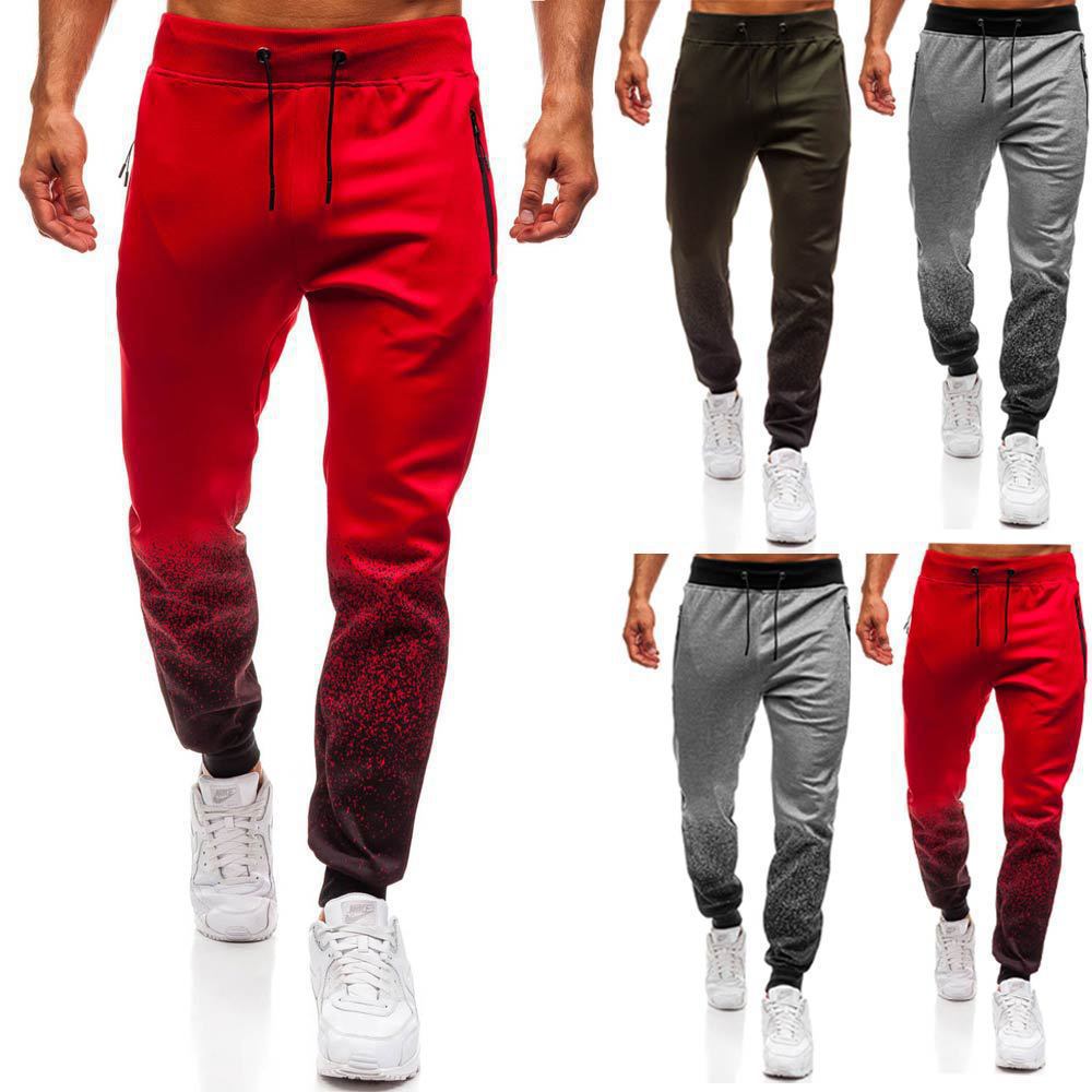 Herren Sportliche Jogginghose mit seitlichen Reißverschlusstaschen Echoarchiv