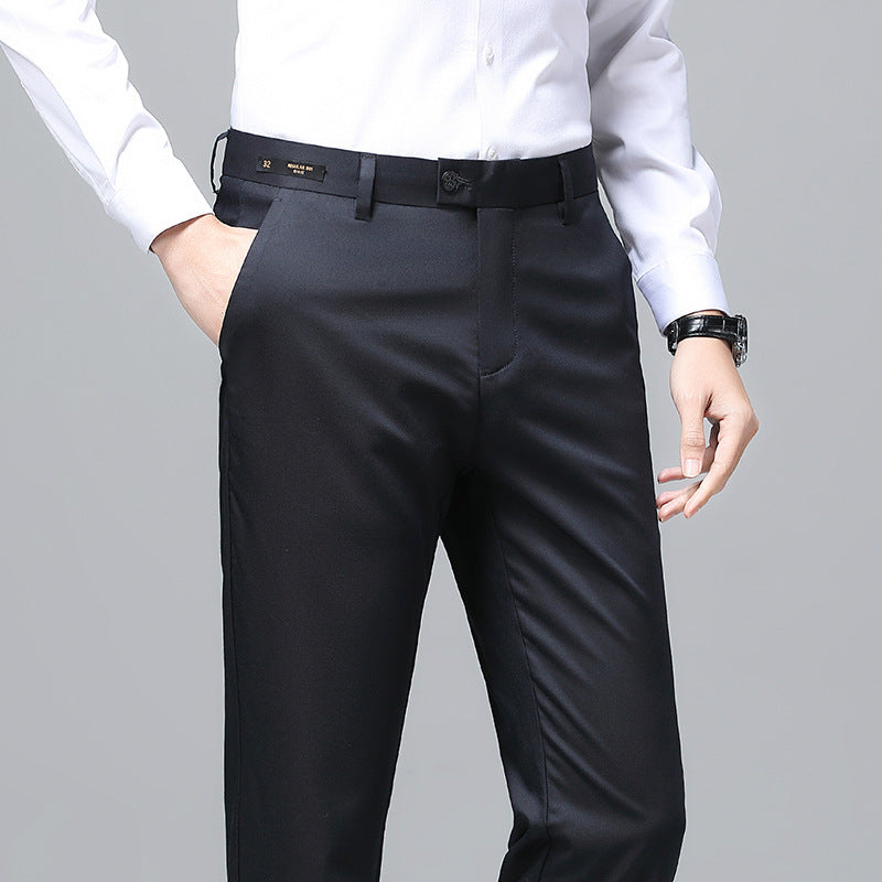 Herren Elegante Business-Chino mit Stretchkomfort und schlankem Bügelsaum Echo Archiv