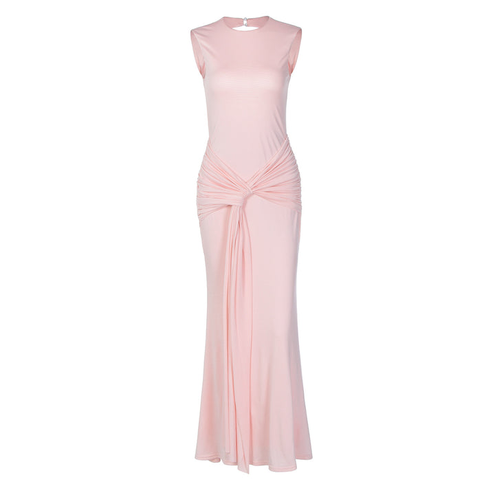 Damen Elegantes und figurbetontes Maxikleid mit Raffungen Echo Archiv