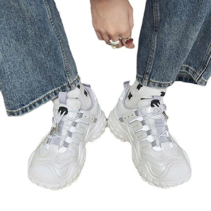 Damen Sportliche Chunky Sneakers mit atmungsaktiver Mesh-Oberfläche und robustem Profil Echo Archiv