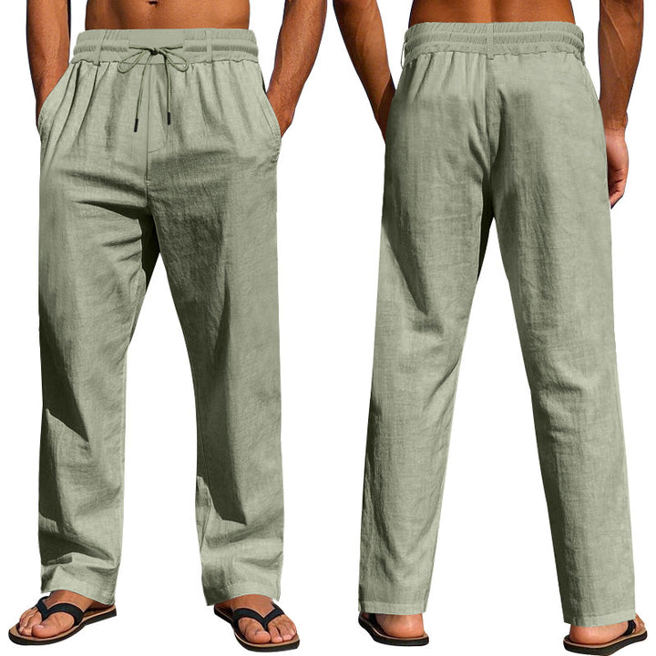 Herren lockere Freizeit-Hose mit elastischem Bund und praktischen Taschen Echoarchiv