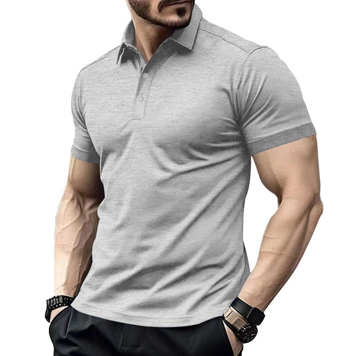 Herren Hochwertiges Kurzarm Poloshirt mit atmungsaktiver Technologie und modernem Schnitt Echoarchiv