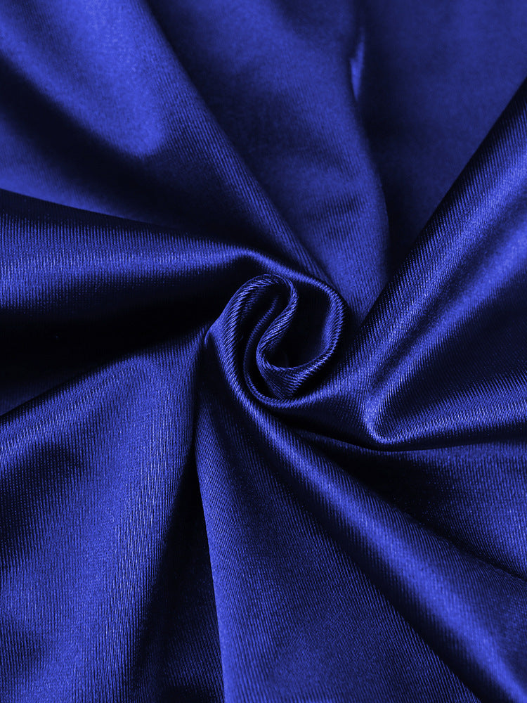 Damen Elegantes Maxikleid mit raffinierter Drapierung und hohem Schlitz Echo Archiv