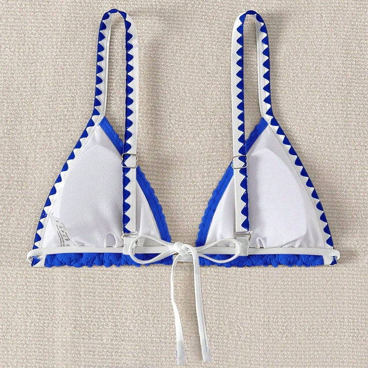 Damen Triangel-Bikini mit strukturiertem Material Echo Archiv