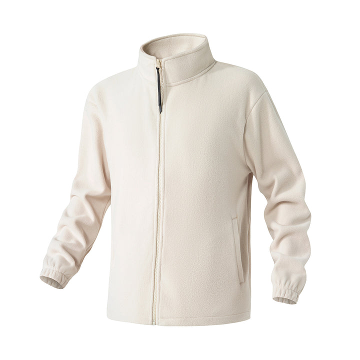 Herren Fleecejacke mit Stehkragen, durchgehendem Reißverschluss und elastischen Bündchen Echo Archiv