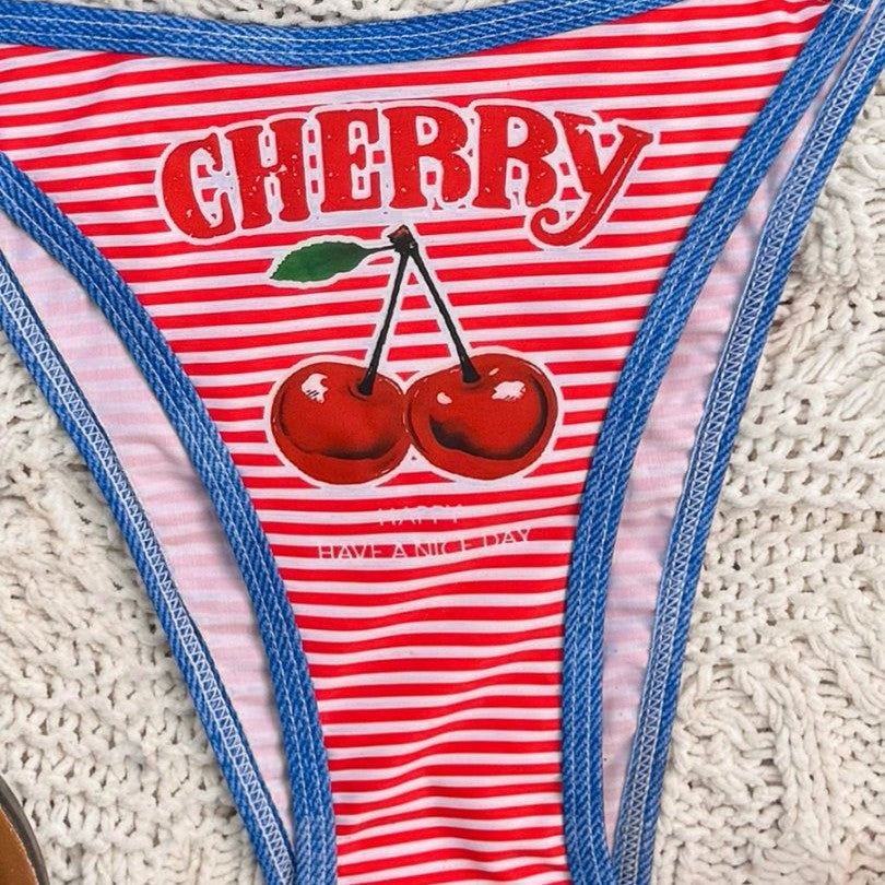 Damen Triangel-Bikini-Set mit verspieltem Motiv Echo Archiv