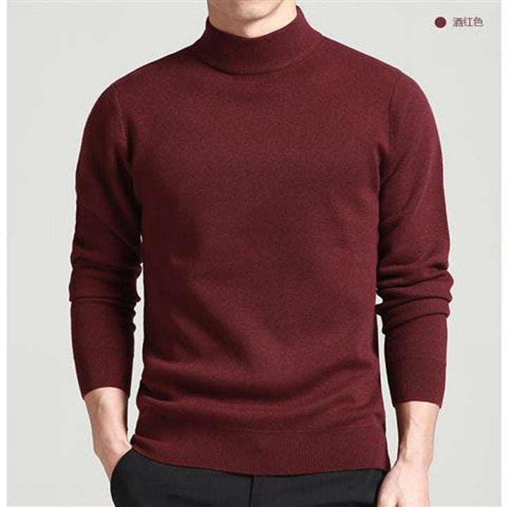 Herren Hochwertiger Rollkragenpullover Echoarchiv